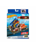 Заправка-трек Hot Wheels Городской исследователь HKX45 | City Explorer Fuel Station Shift | игровая заправочная 1:64 3+