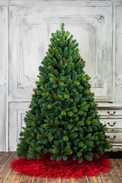 Искусственная сосна Байкальская с шишками 150 см., Леска+ПВХ, ЕлкиТорг (97150)