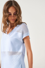 22828 Джемпер женский (жемчужно-голубой)