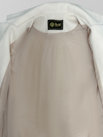 Пальто Hazal удлиненное на одну пуговицу с накладными карманами и поясом в комплекте