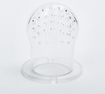 4780633 Ниблер с силиконовой сеточкой и силиконовой ручкой-грызунком, цвет бирюзовый