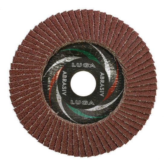 Круг лепестковый торцевой Луга для шлифования 115х22,23, Р60