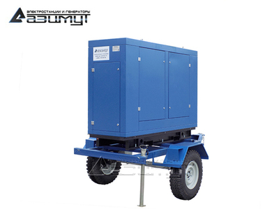 Дизельный генератор Азимут ЭД-12-Т400-1РКМ16 Kofo на шасси в кожухе