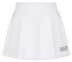 Теннисная юбка EA7 Woman Jersey Miniskirt - white