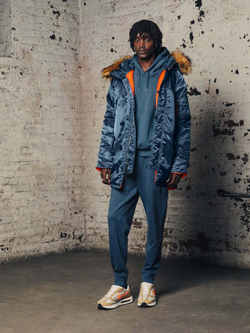 Slim Fit N-3B (голубая - slate blue/orange)