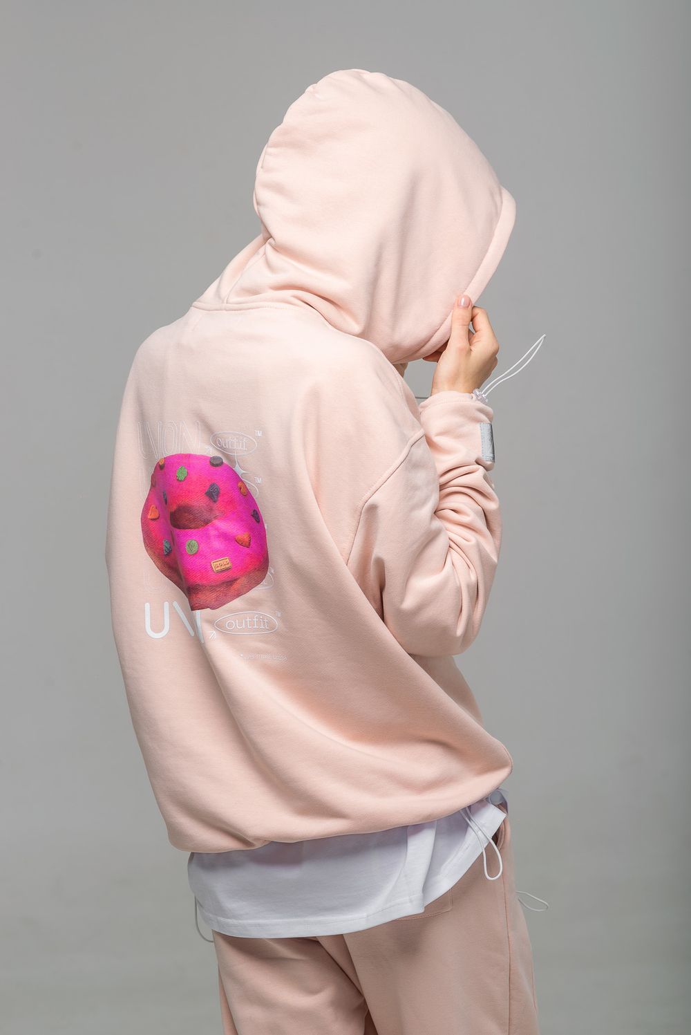 Худи Union Outfit Pink Donut