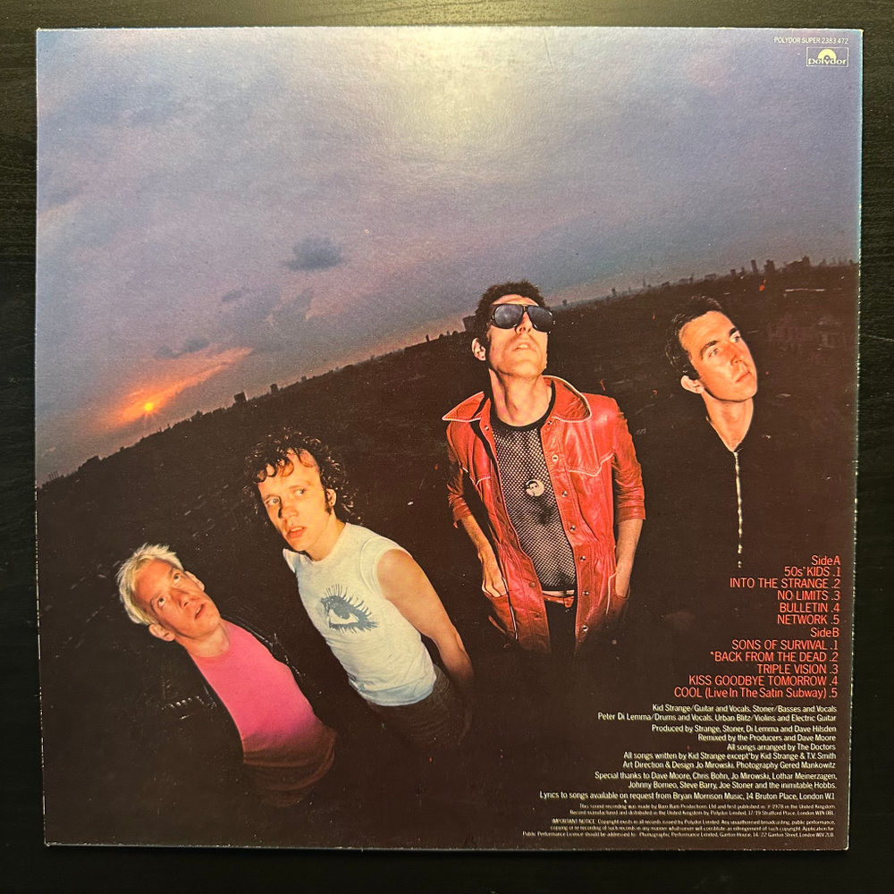 Doctors Of Madness - Sons Of Survival (Скандинавия 1978г.)