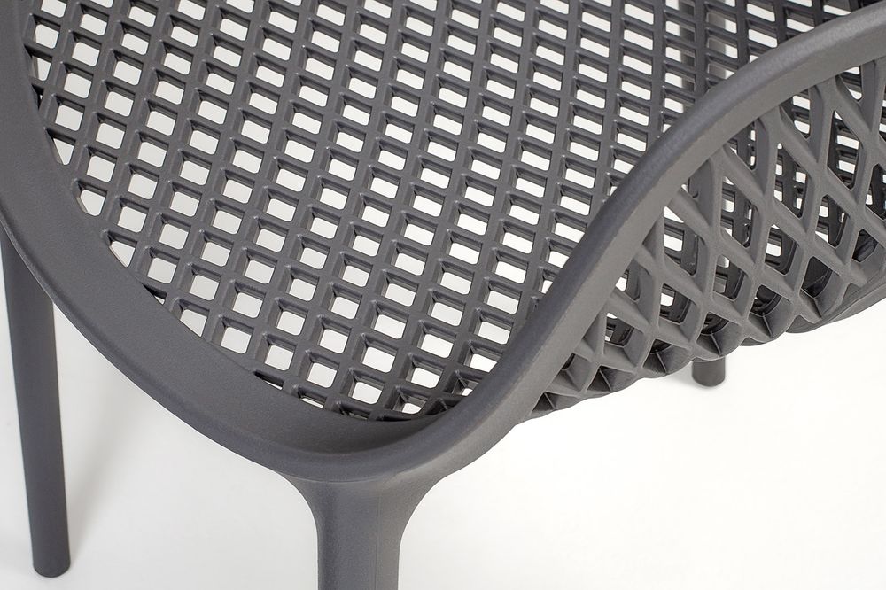 "Беллини" обеденная группа на 2 персоны, цвет темно-серый