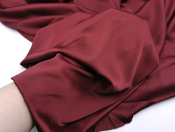 Атлас-стрейч, эластичный, бельевой, бордо