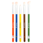 The Creme Shop, Miffy, Everyday Essentials, набор кистей для нанесения теней и сумочка, 6 шт.