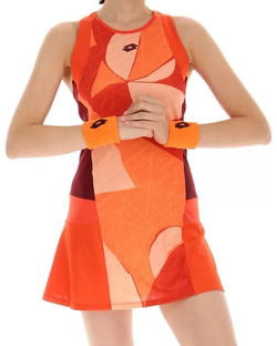 Женская Платье теннисное Lotto Tech и D3 Dress - grenadine red