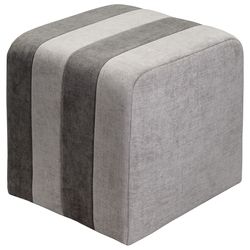 Пуф Idar, шенилл, серый