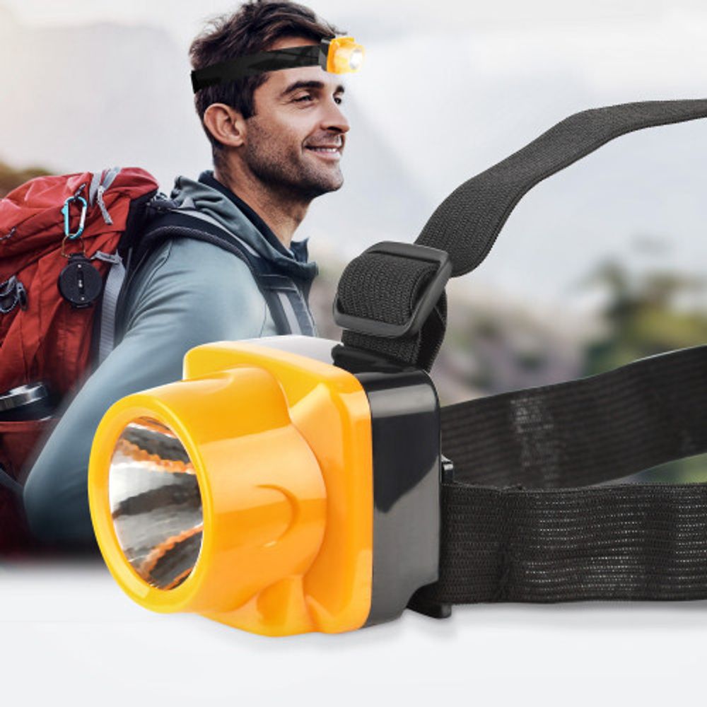 Фонарь налобный светодиодный Трофи TG1 аккумуляторный, яркий, 4V0.5Ah, 1xLED, ЗУ 220V