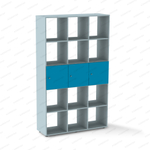 серый/синий двусторонний