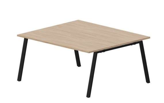 Составной стол Arena на 2 рабочих места 1580х1366х750мм (меламиновые аутлеты)