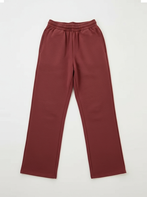 Свободные брюки из футера с начёсом