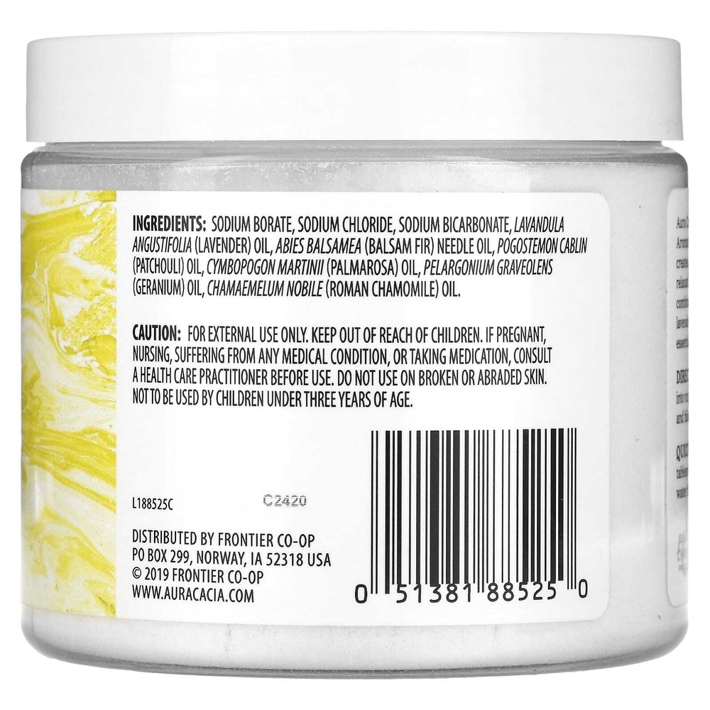 Aura Cacia, Ароматерапевтическое средство для ванны с минералами, успокаивающая ромашка, 16 унций (454 г)