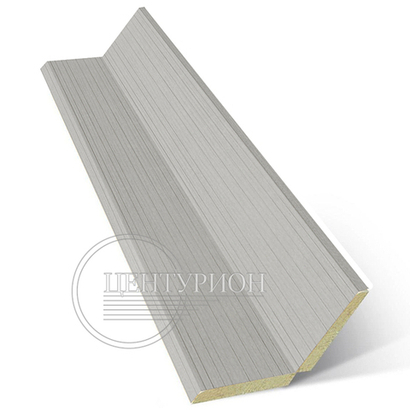 Угол складной МДФ Рипс серебристый 28х2700 мм