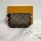 Клатч женский Louis Vuitton Mini Pochette Accessoires коричневый