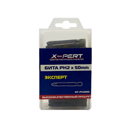 Бита торсионная PH2 50мм XP-PH2050 магнит X-PERT