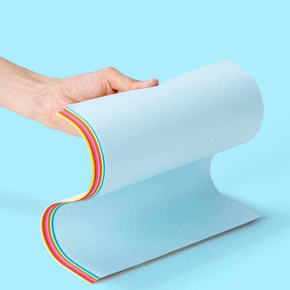 Цветная бумага Deli Light А4, 10 цветов