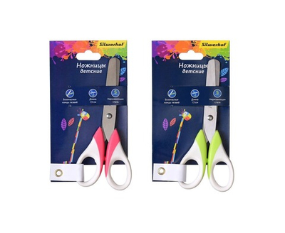 Ножницы 130мм Silwerhof Цветландия ручки с резиновой вставкой 453087