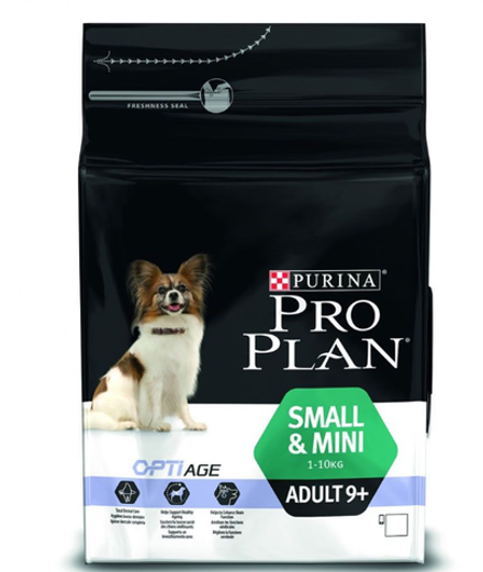 ProPlan 700г Small&Mini 9+ Сухой корм для собак малых пород старше 9 лет Курица