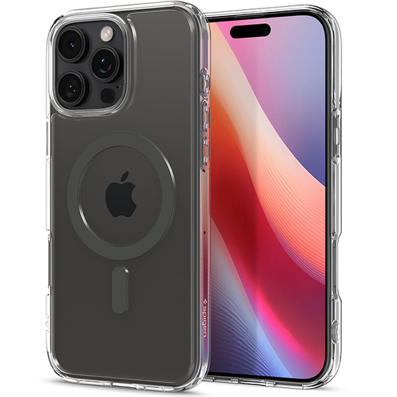Чехол Spigen Ultra Hybrid для iPhone 16 Pro Max (ACS07999) прозрачный серый (Graphite)