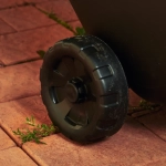 Тележка садовая с зажимом для пакета и крышкой 38л 58×40×95см чёрный