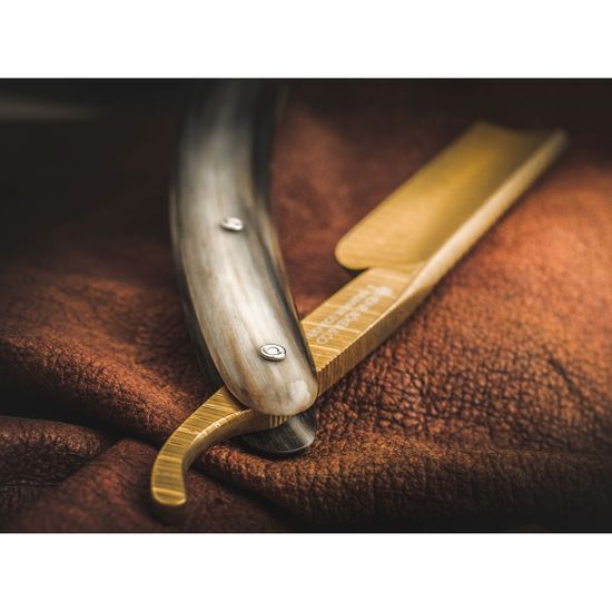 Опасная бритва Boker 140524DAM Gold Damast Horn 5/8