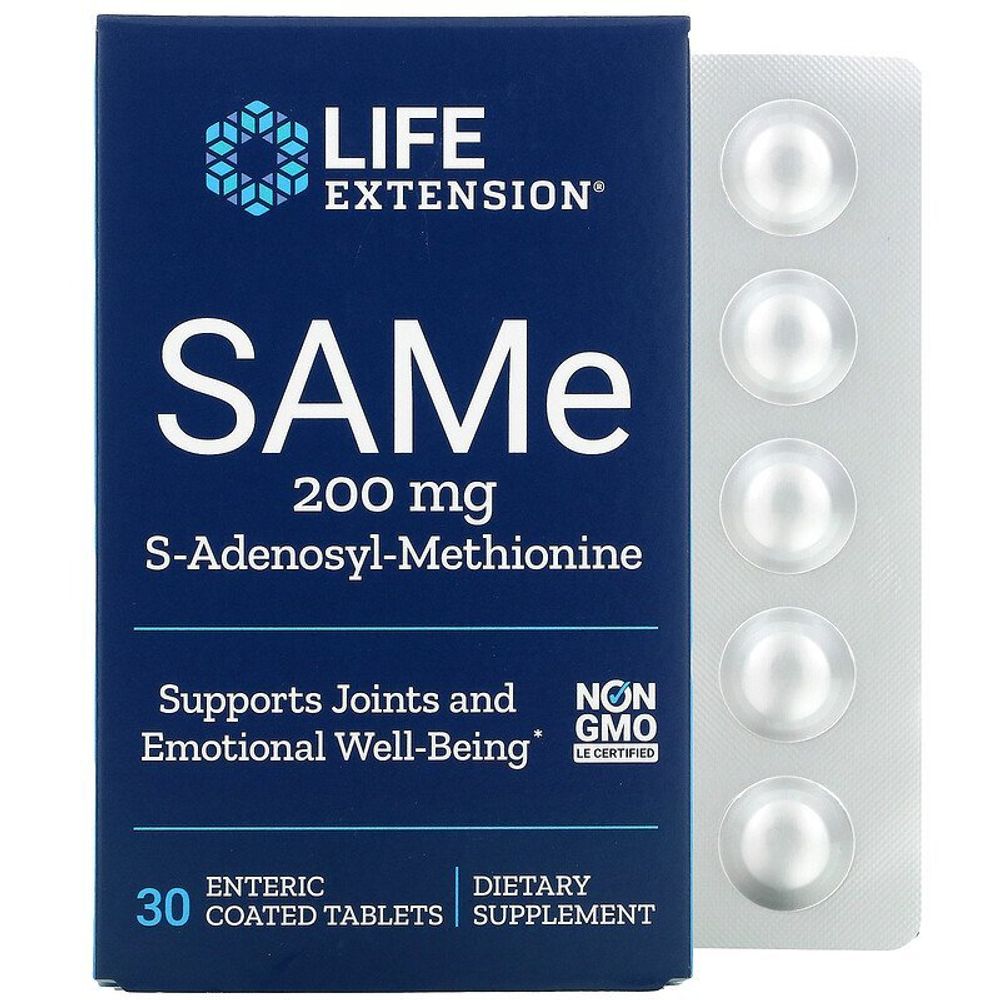 SAMe 200 mg 30 enteric-coated veg tabs
