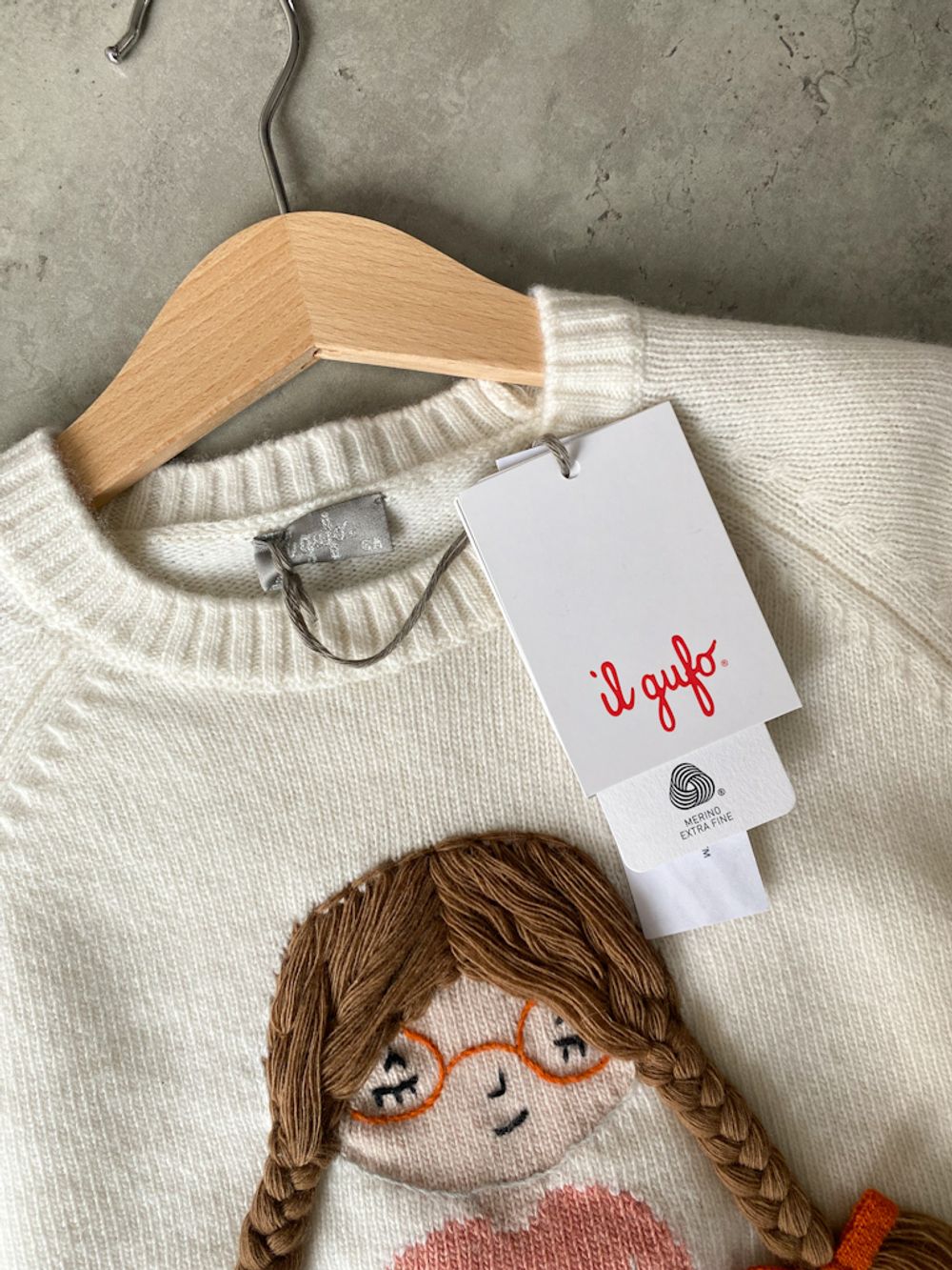 Новый шерстяной свитер Il Gufo, 116