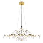 Подвесная светодиодная люстра Loft It Mira 10587/1000 Gold Asfour