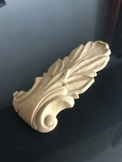 Декор из древесной пасты, 46х120мм (комплект из 2 штук)