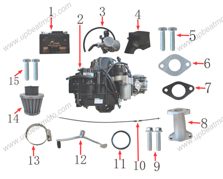 Запчасти к квадроциклу Motax Grizlik Super Lux | Grizlik Premium