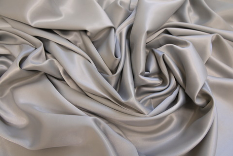 Сатин стрейч светло-серый