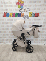 Коляска модульная Adamex Nola Natura N-3-Vanilla