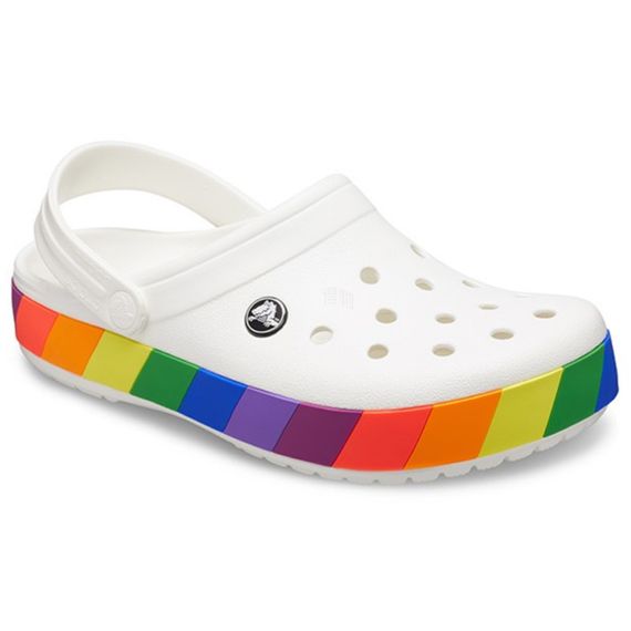 Crocs Rainbow Stripe 'White'
