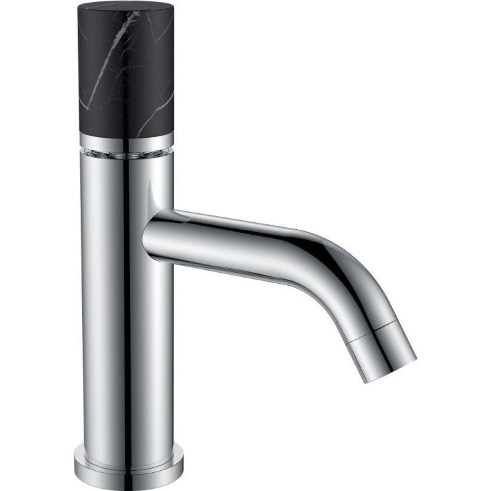 Смеситель для раковины Boheme Stick 121-CR-MR-B CHROME MRAMOR BLACK