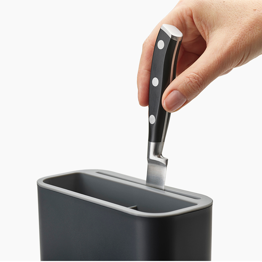 Сушилка для посуды раздвижная extend steel, серая