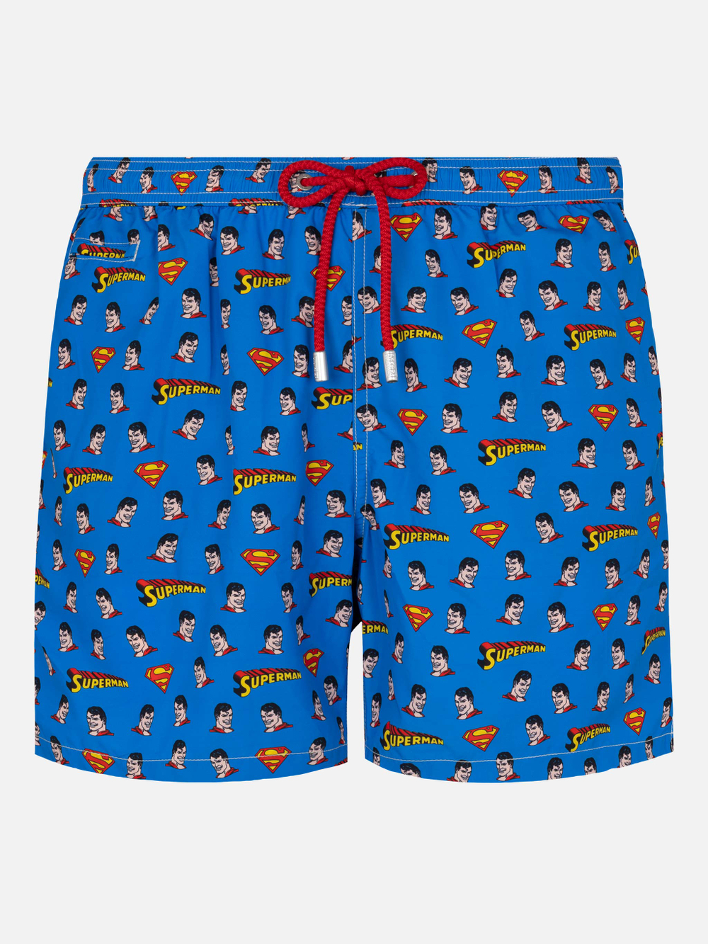 Шорты MC Saint Barth Superman sticker micro синий