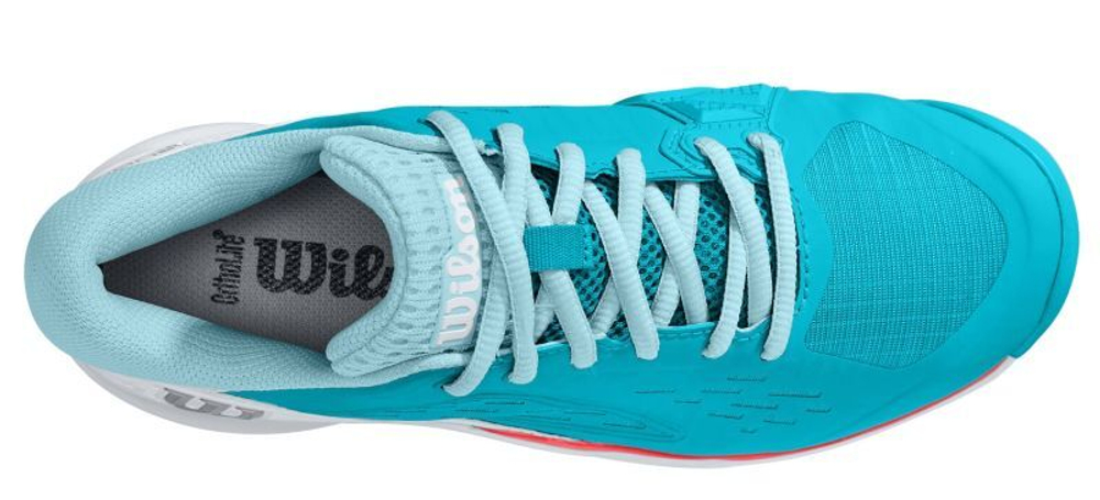 Женские Кроссовки теннисные Wilson Rush Pro Ace Clay W - небесный