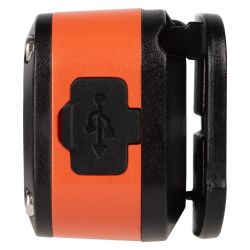 Фонарь налобный светодиодный ЭРА GA-812 Orange аккумуляторный 3+3 Bт сенсорное управление 5 режимов USB type C | Налобные фонари