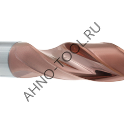 Сверло 14.3мм монолитное твердосплавное 3D без подвода СОЖ. SP-X800031430 VHM AHNO
