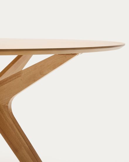 Круглый стол Naanim из дубового шпона Ø 120 см La Forma Испания 