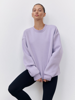 Свитшот (с начесом) Сиреневый