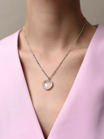 Колье "Lovely" с горным хрусталем Silver