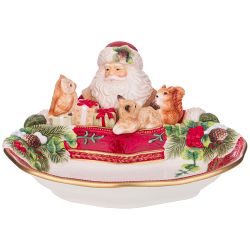 БЛЮДО LEFARD "ДЕД МОРОЗ" ГЛУБОКОЕ 31*30*16,5 СМ (КОР=4ШТ.)