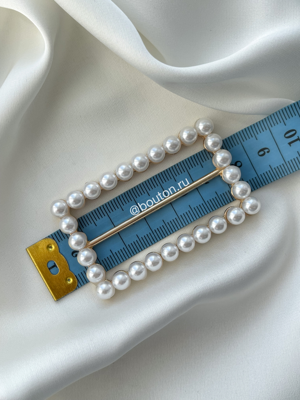 Пряжка жемчуг 48 мм.