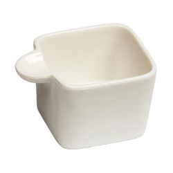 Соусник 70 мл 7,5*6 см h4,5 см Mini Mix с ручкой белый фарфор P.L. Proff Cuisine [6]